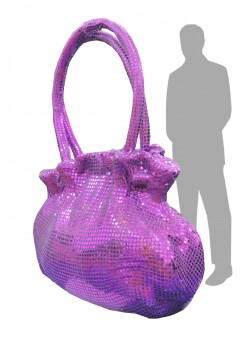 Giant Hand Bag Purple
