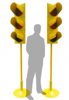 Yellow Traffic Light