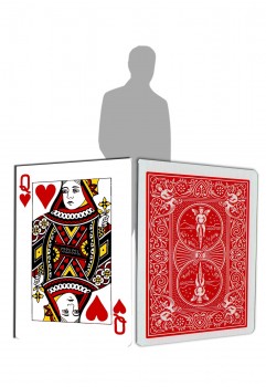 Giant Poker Card Queen