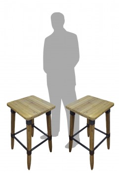Wooden Tall Stool