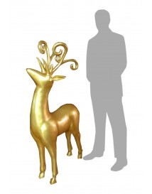 Gold Reindeer