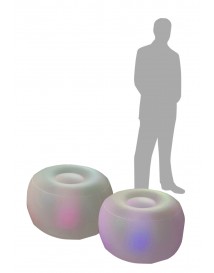 Illuminated Inflatable Ottoman