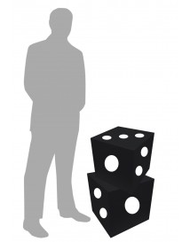 Large Dice Black
