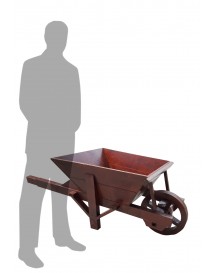 Wooden Wheel Barrow