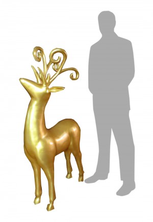 Gold Reindeer