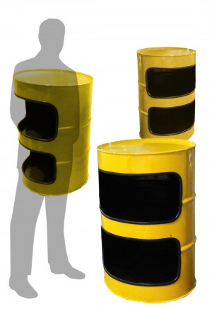 Yellow Metal Barrel