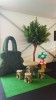  Wooden Log Table Set 