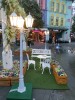 Garden Lamp Post White